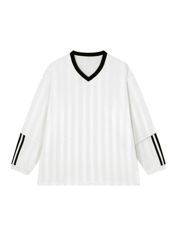 Unisex Striped Soccer Jersey