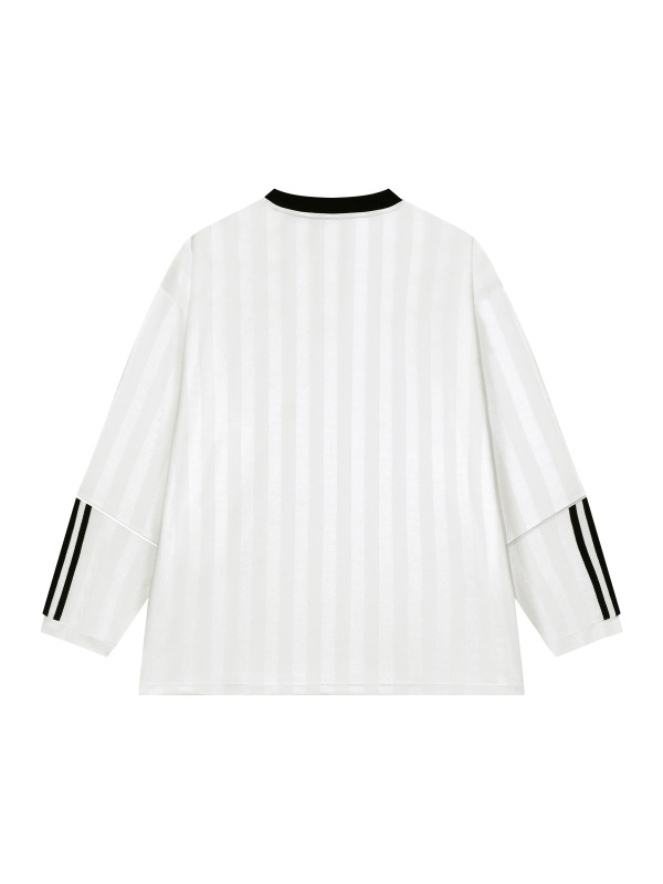Unisex Striped Soccer Jersey