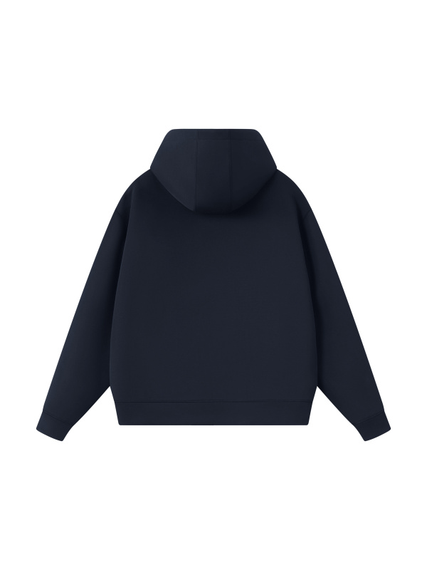Unisex Drop Shoulder Full Zip Hoodie