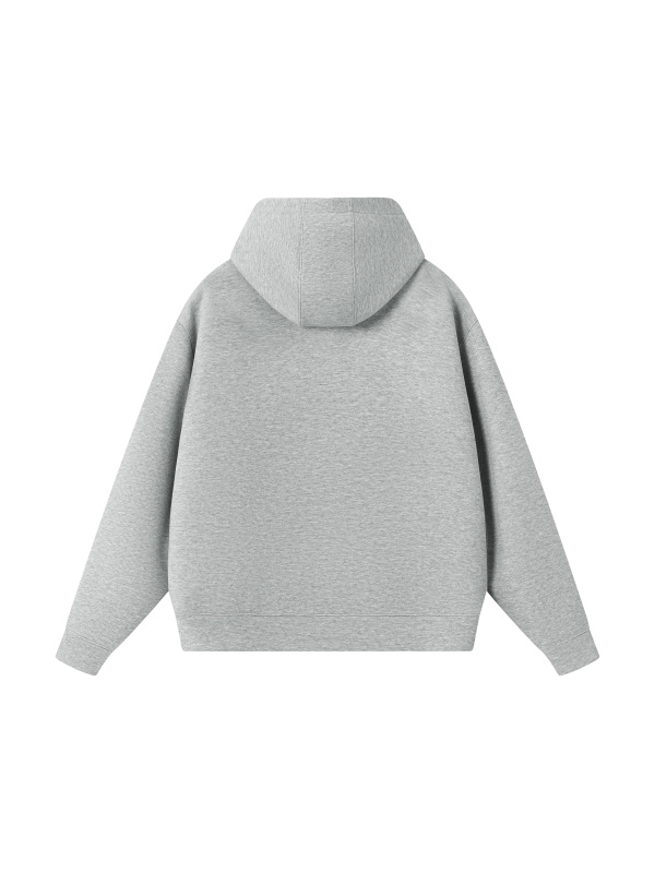 Unisex Drop Shoulder Full Zip Hoodie