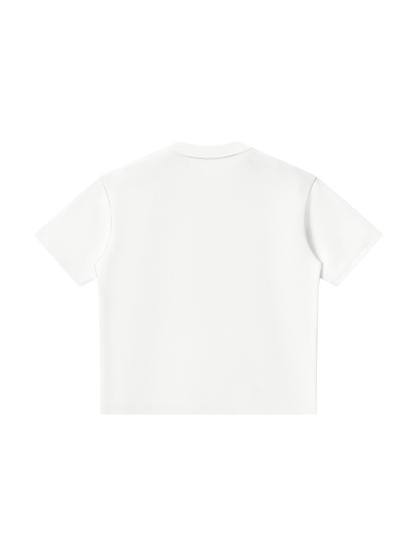 Unisex Oversized Piping Henley T-Shirt