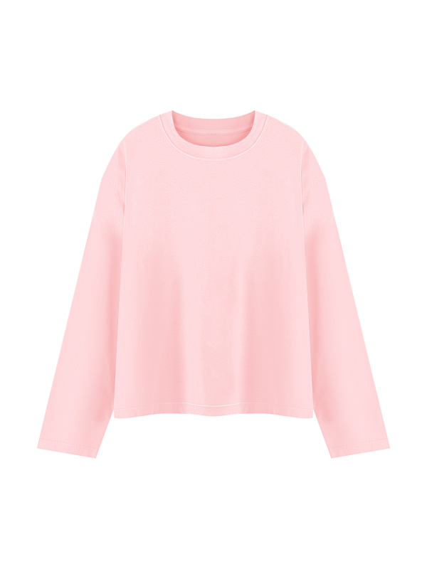 Unisex Sunfade Boxy Long Sleeve T-Shirt