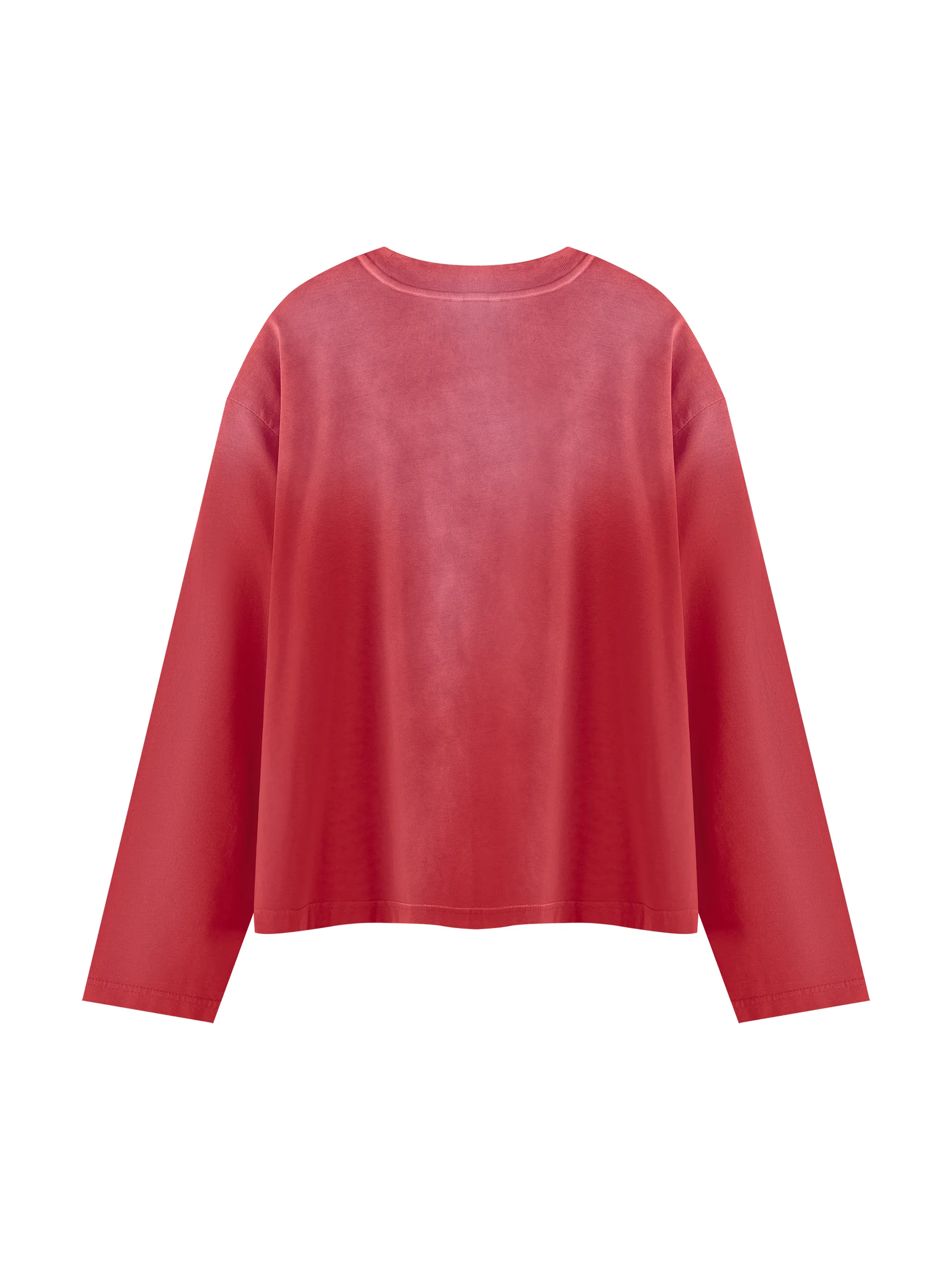 Unisex Sunfade Boxy Long Sleeve T-Shirt