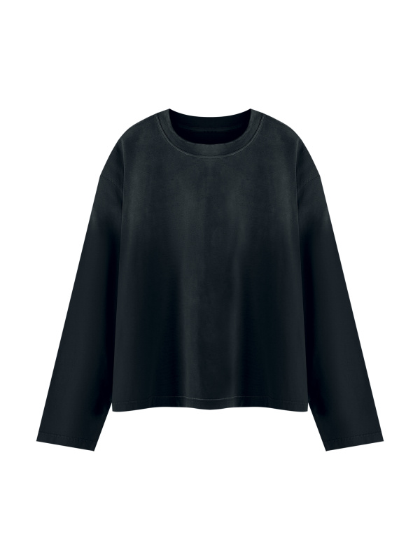 Unisex Sunfade Boxy Long Sleeve T-Shirt