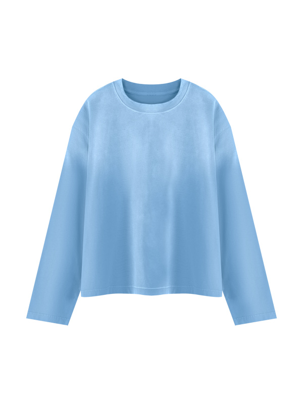 Unisex Sunfade Boxy Long Sleeve T-Shirt