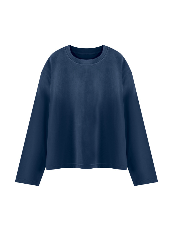Unisex Sunfade Boxy Long Sleeve T-Shirt