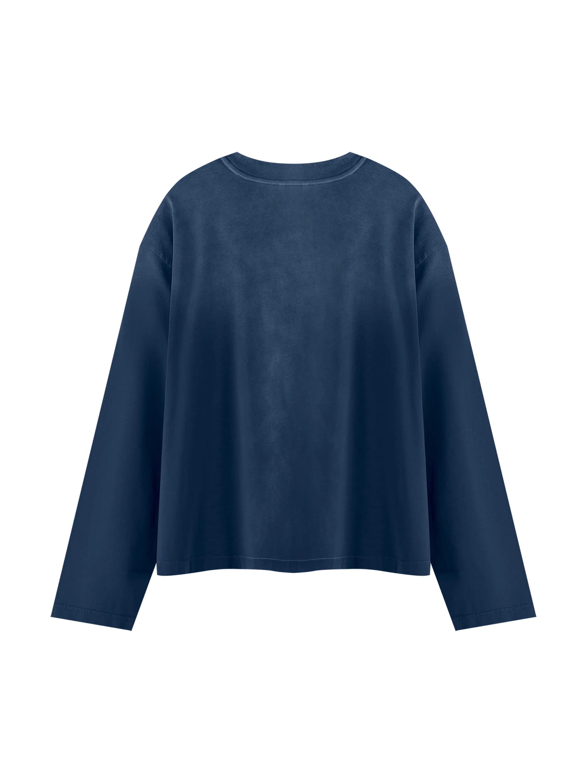 Unisex Sunfade Boxy Long Sleeve T-Shirt