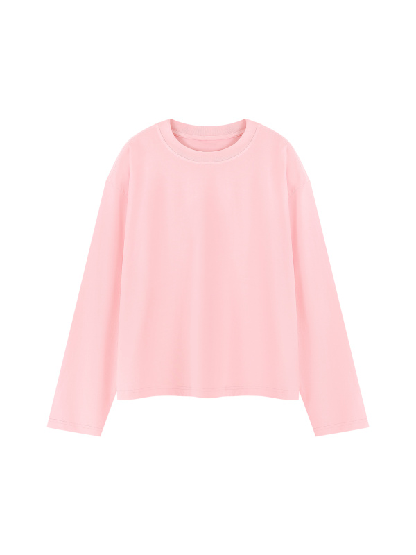 Unisex Vintage Wash Long Sleeve Boxy T-Shirt