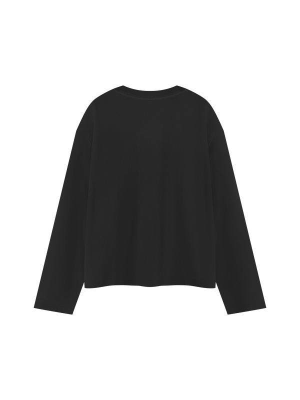 Unisex Vintage Wash Long Sleeve Boxy T-Shirt