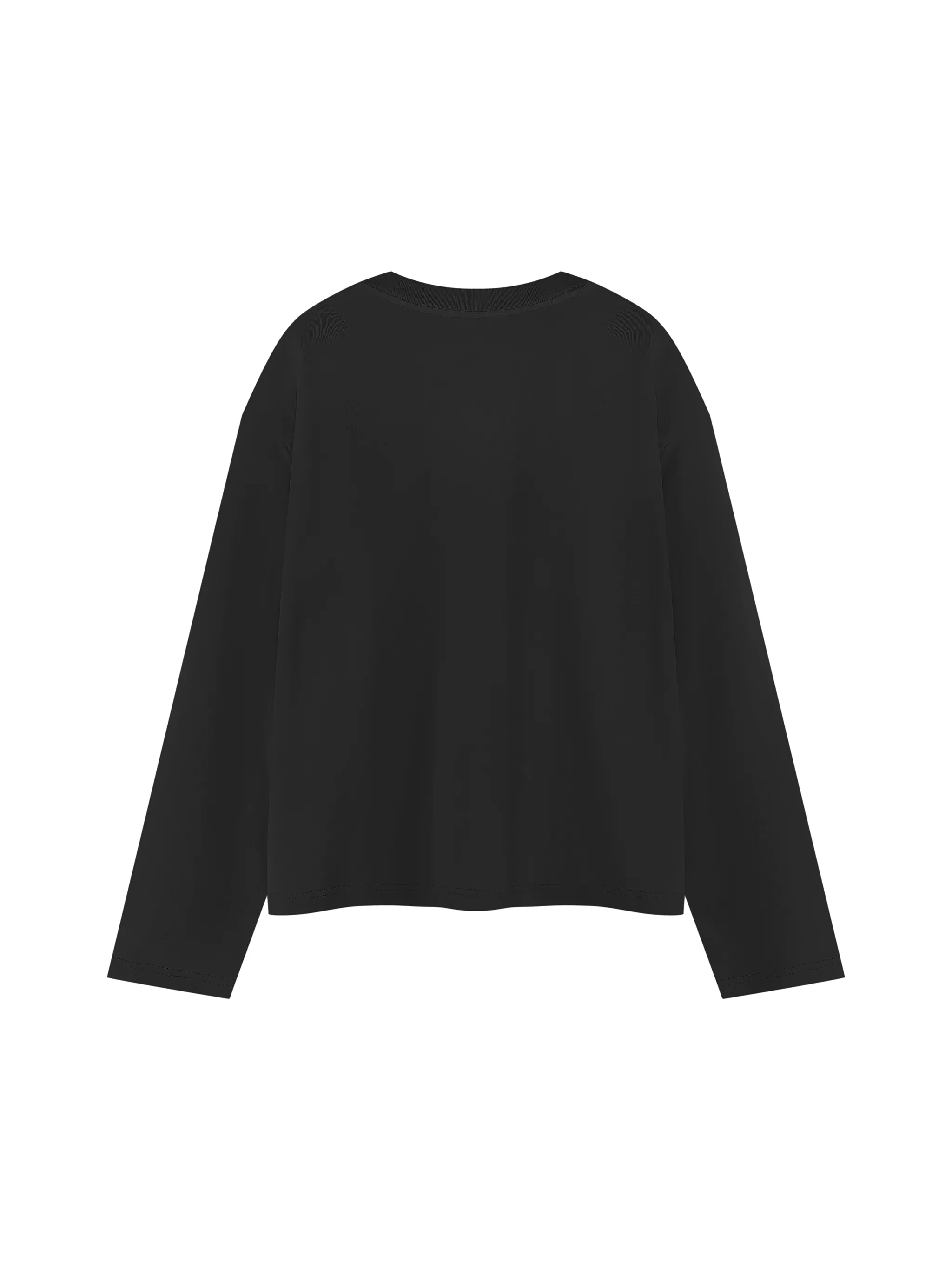 Unisex Vintage Wash Long Sleeve Boxy T-Shirt