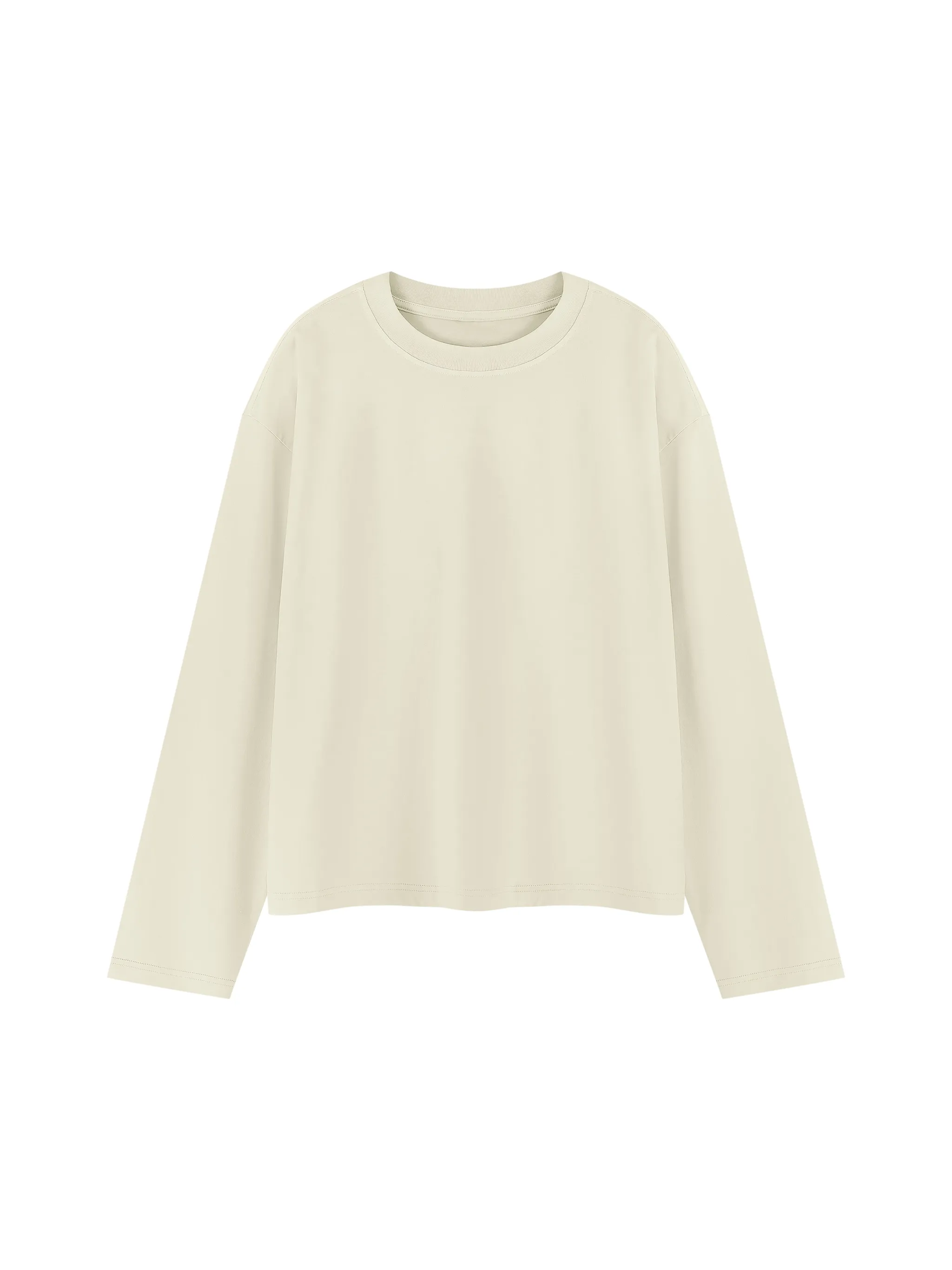 Unisex Vintage Wash Long Sleeve Boxy T-Shirt
