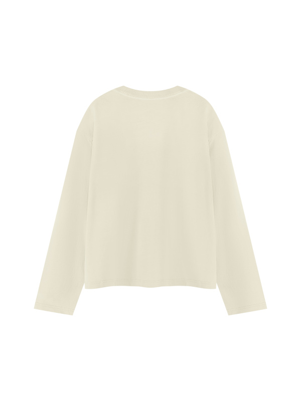 Unisex Vintage Wash Long Sleeve Boxy T-Shirt