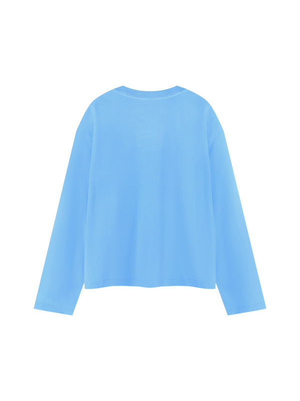 Unisex Vintage Wash Long Sleeve Boxy T-Shirt