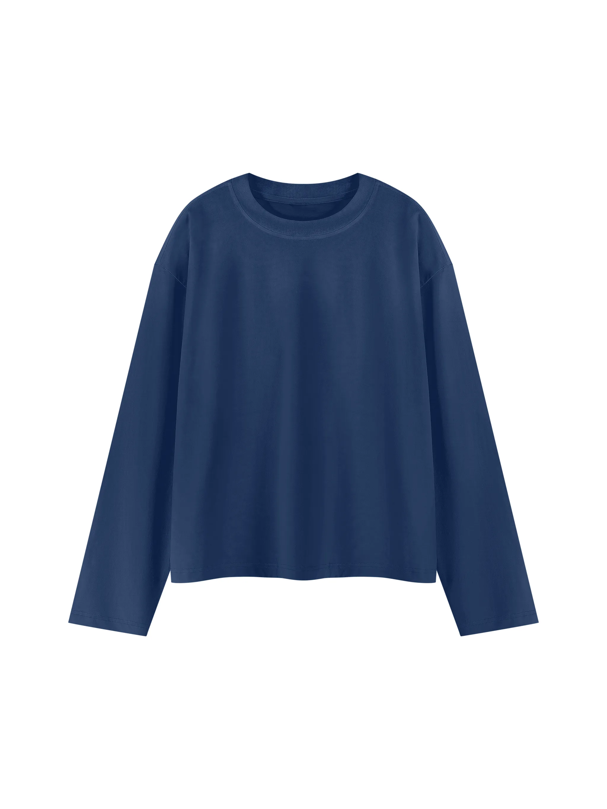 Unisex Vintage Wash Long Sleeve Boxy T-Shirt