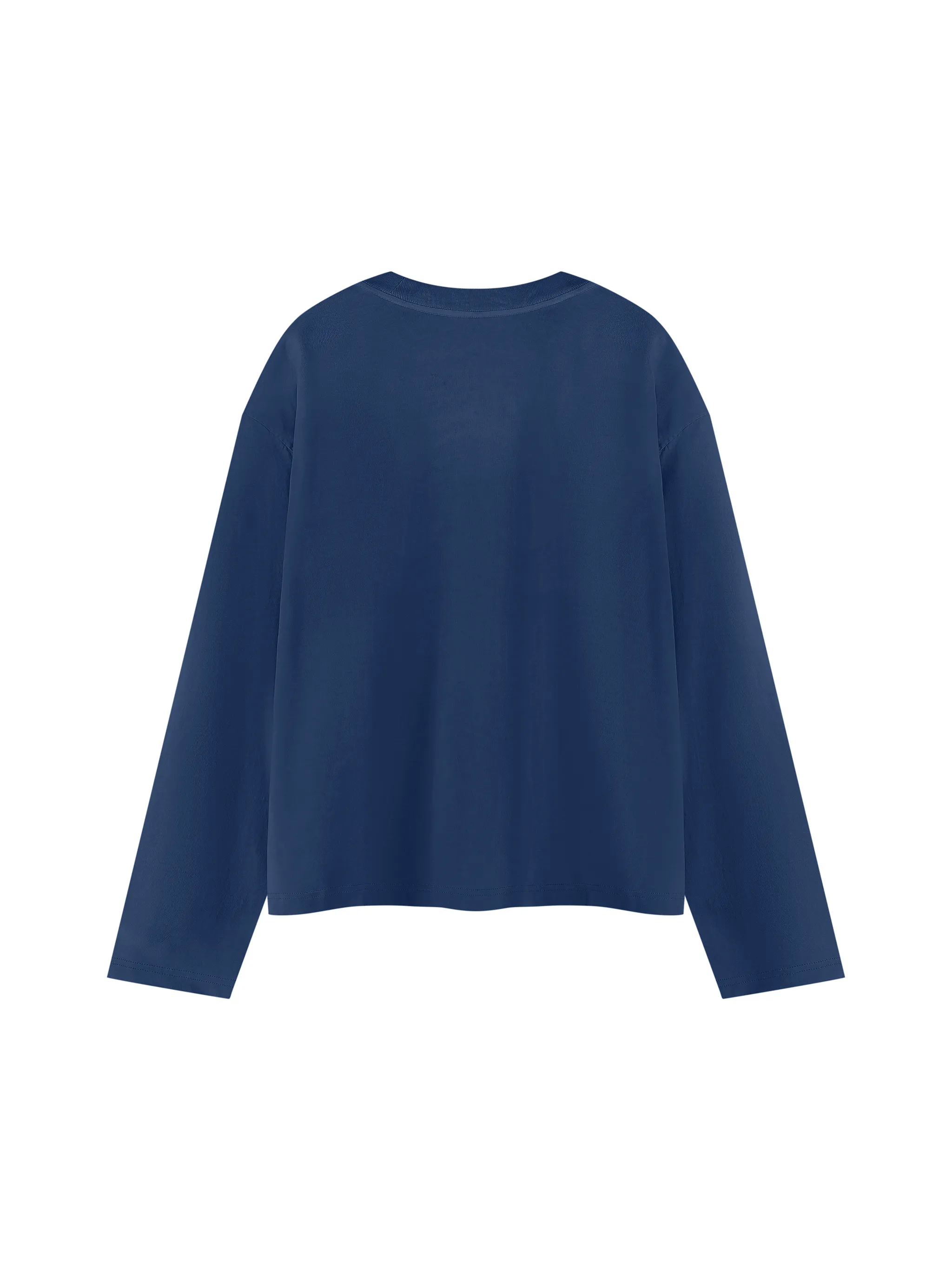 Unisex Vintage Wash Long Sleeve Boxy T-Shirt