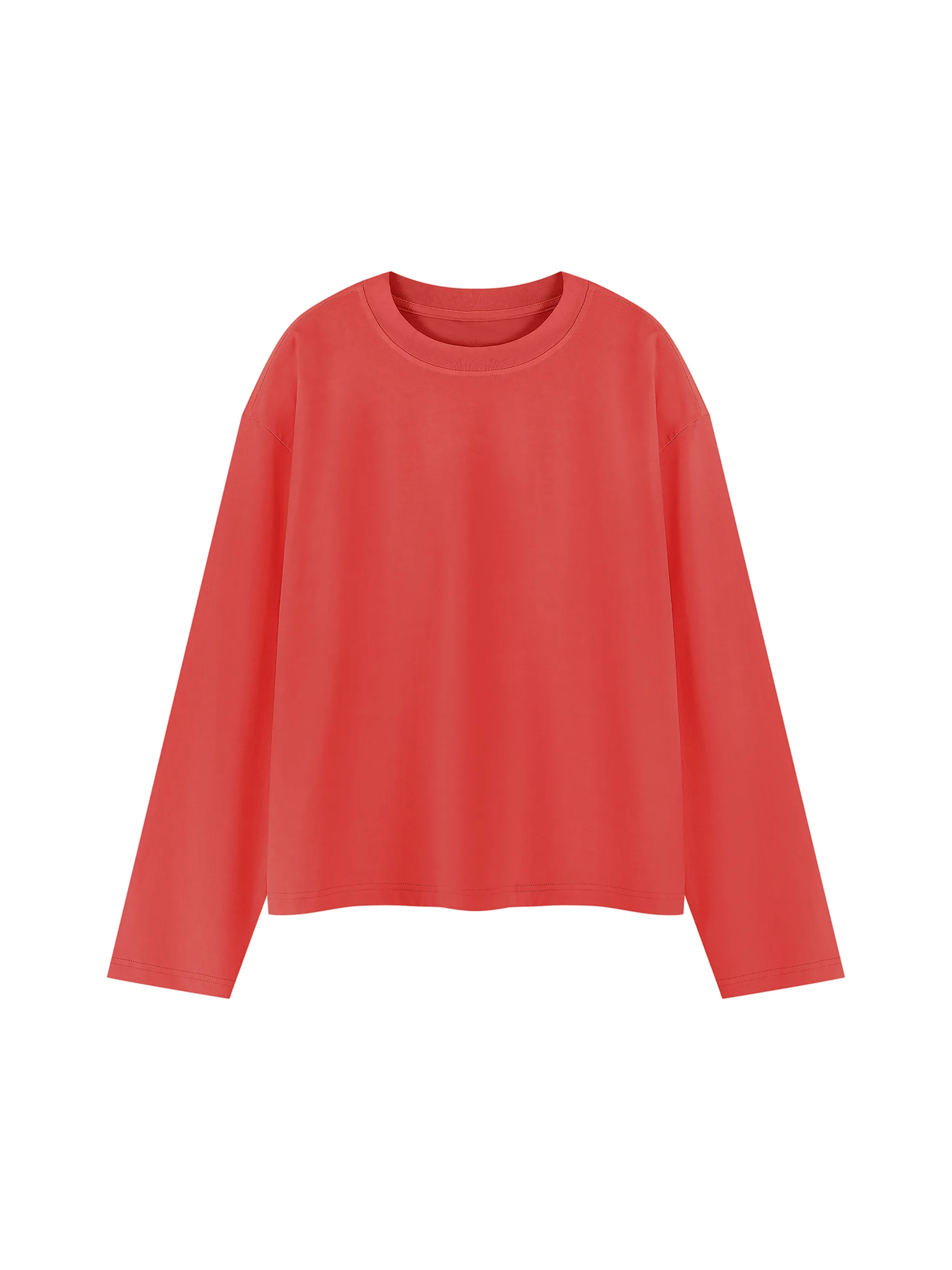 Unisex Vintage Wash Long Sleeve Boxy T-Shirt