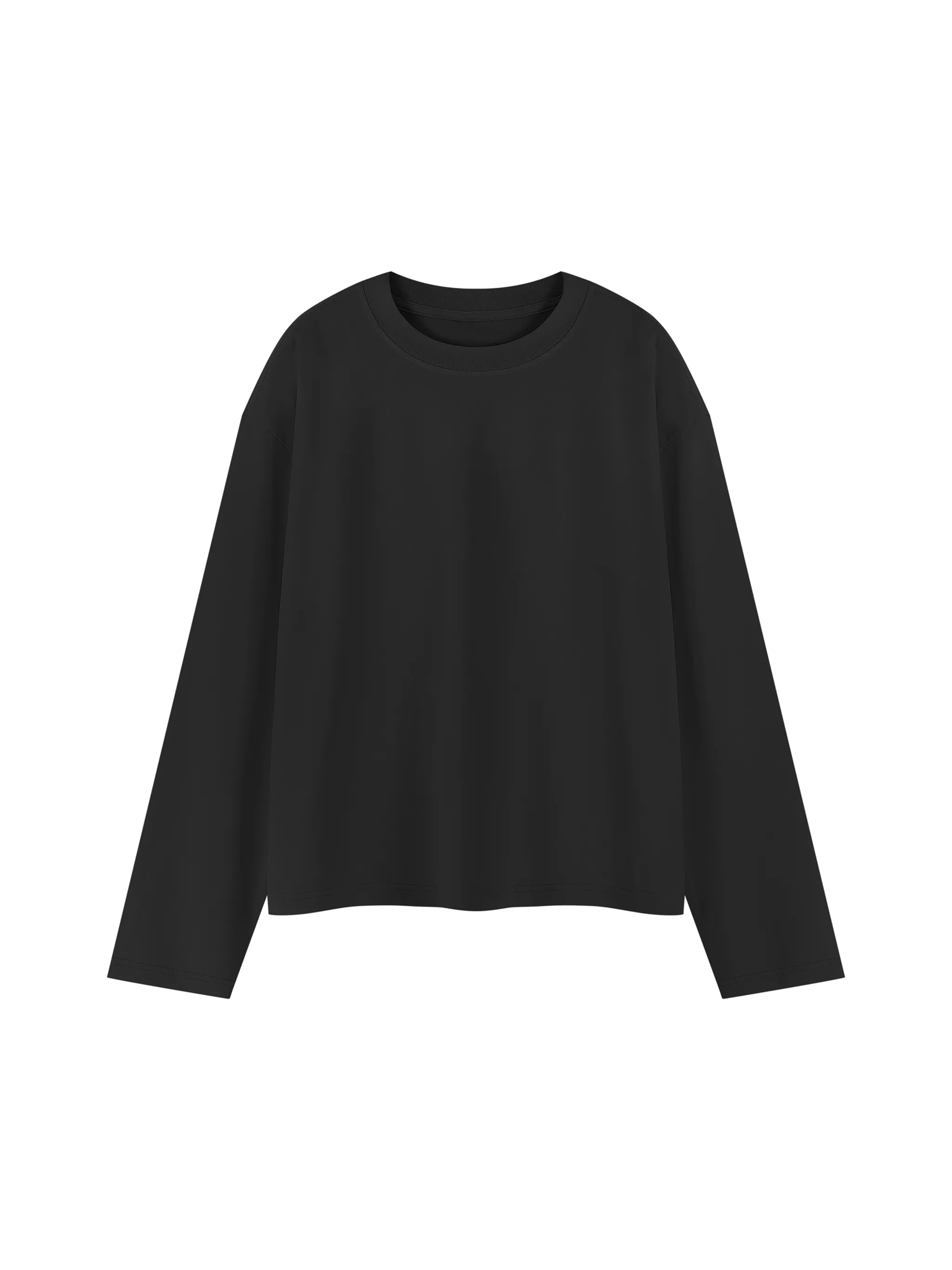 Unisex Vintage Wash Long Sleeve Boxy T-Shirt