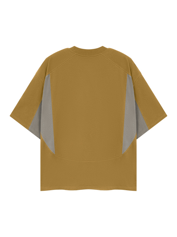 Unisex Color Block Paneling T-Shirt