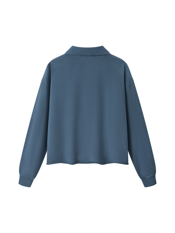 Unisex Mineral Wash Pullover Sweatshirt