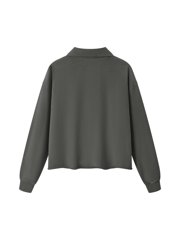 Unisex Mineral Wash Pullover Sweatshirt