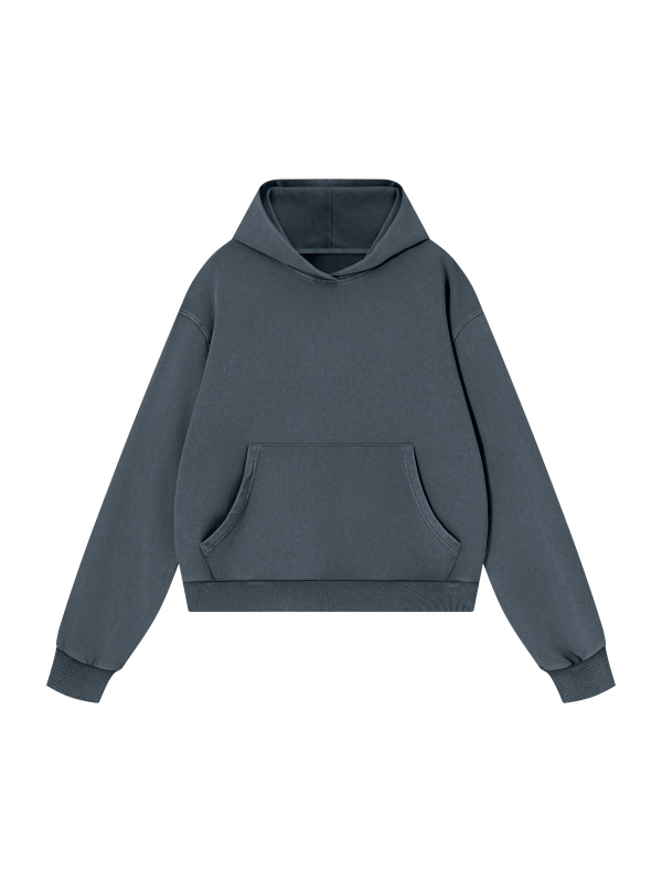 Unisex Mineral Wash Boxy Hoodie