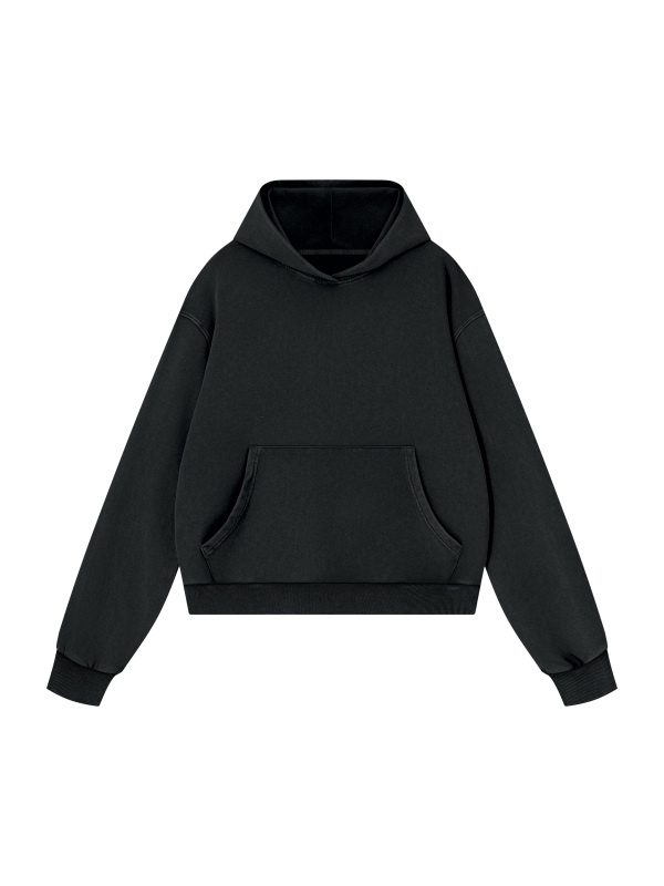 Unisex Mineral Wash Boxy Hoodie
