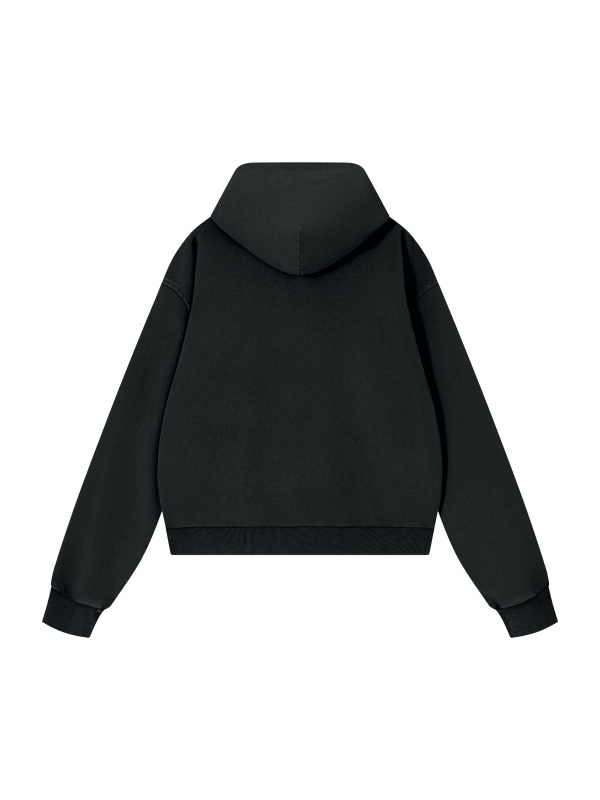 Unisex Mineral Wash Boxy Hoodie