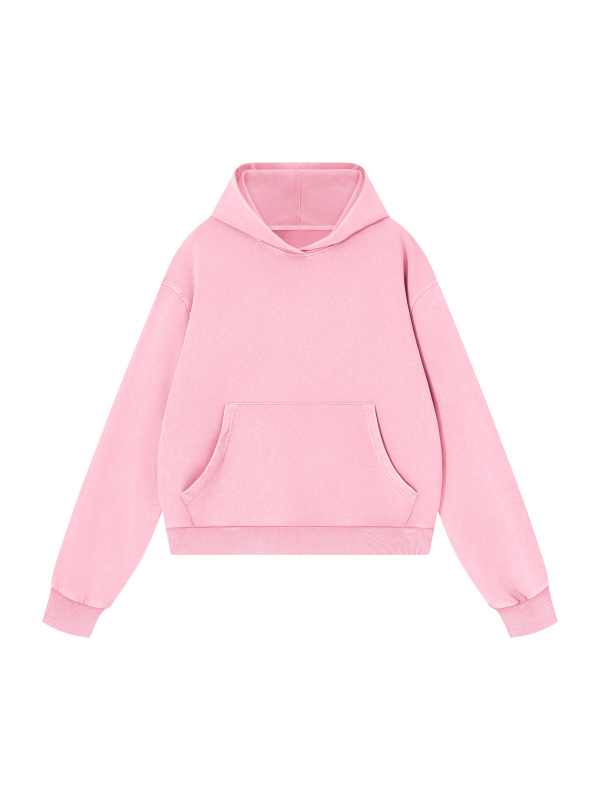 Unisex Mineral Wash Boxy Hoodie