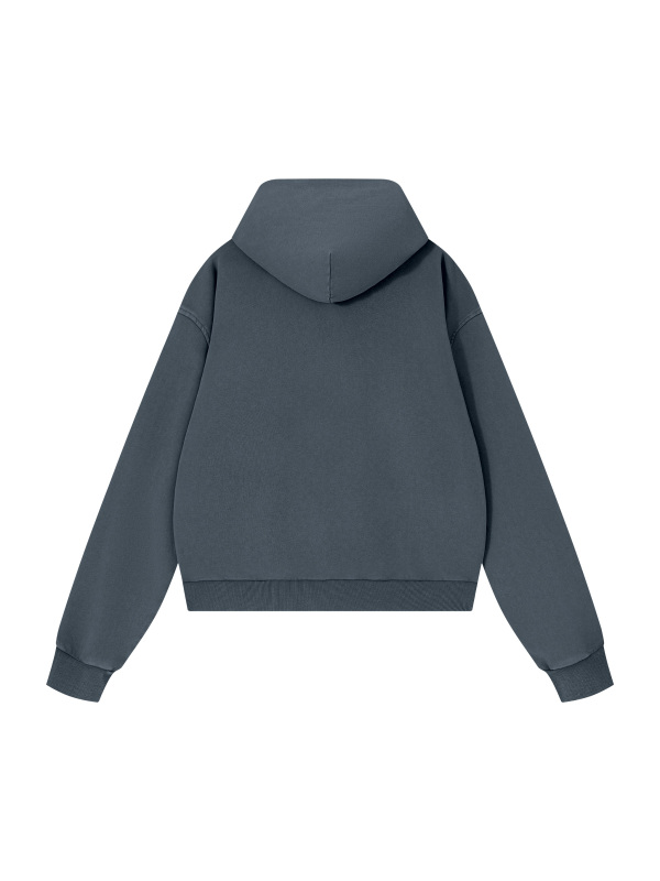 Unisex Mineral Wash Boxy Hoodie