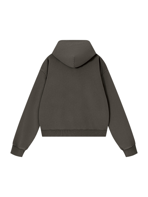 Unisex Mineral Wash Boxy Hoodie