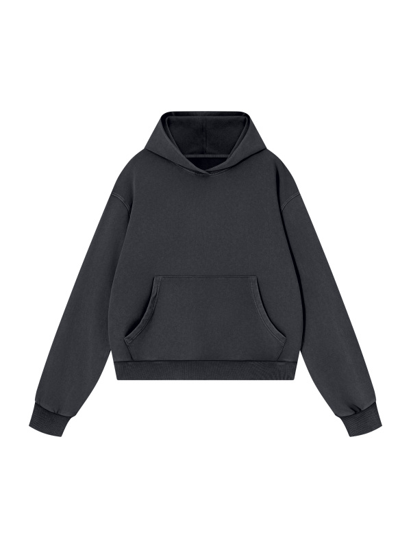 Unisex Mineral Wash Boxy Hoodie