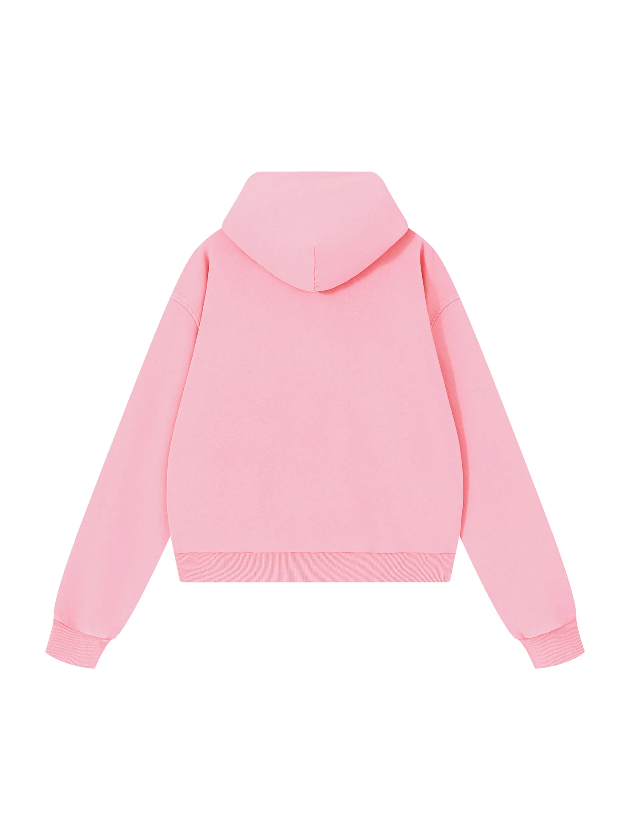 Unisex Mineral Wash Boxy Full Zip Hoodie