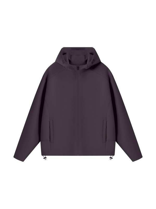 Unisex Paneled Full Zip Hoodie