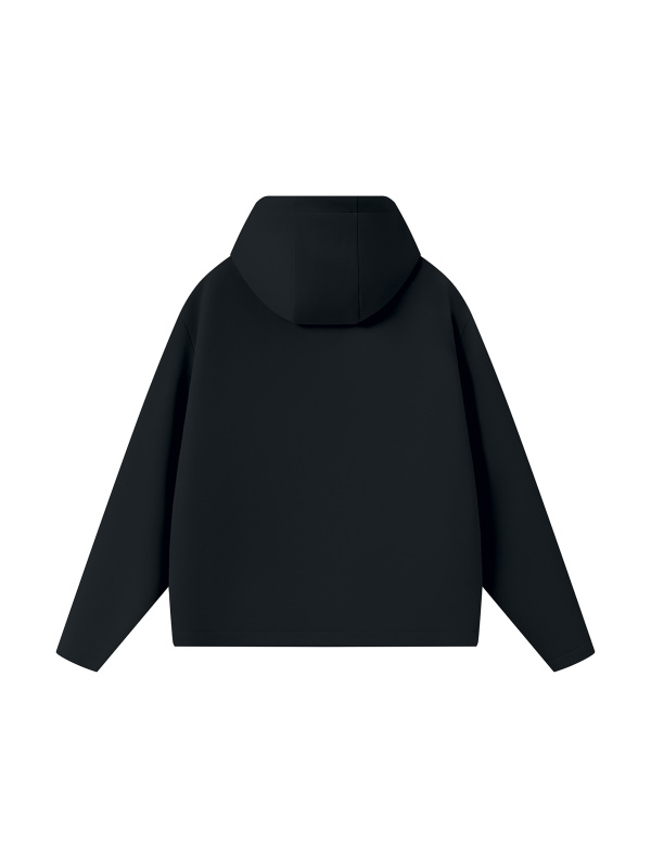 Unisex Paneled Full Zip Hoodie