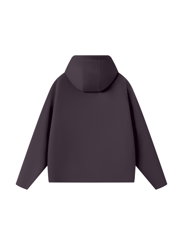 Unisex Paneled Full Zip Hoodie