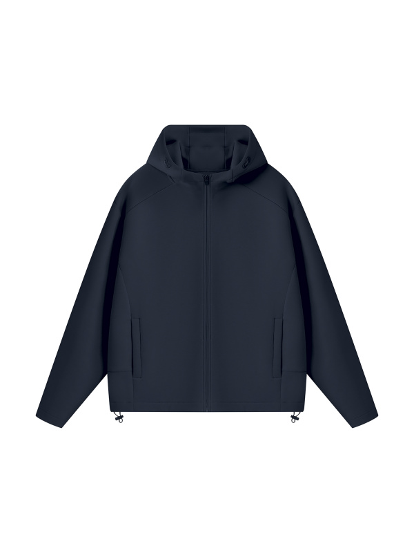 Unisex Paneled Full Zip Hoodie
