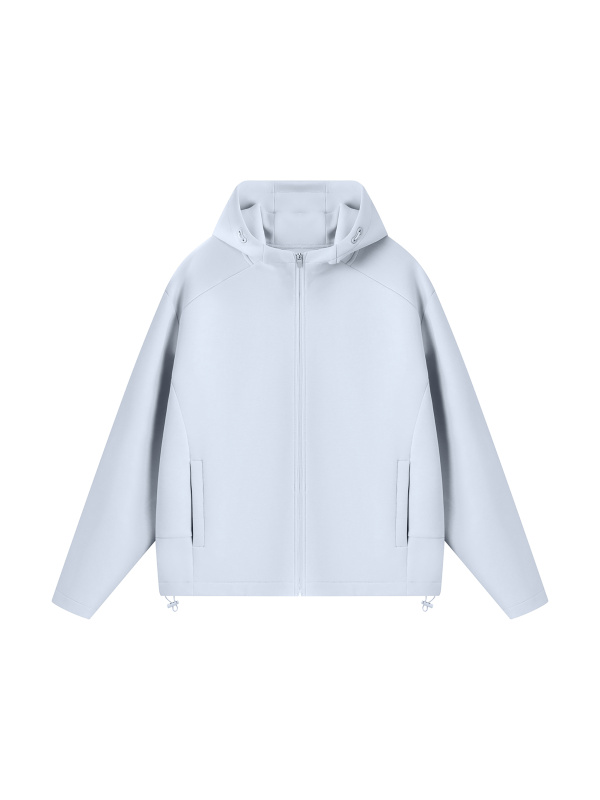 Unisex Paneled Full Zip Hoodie
