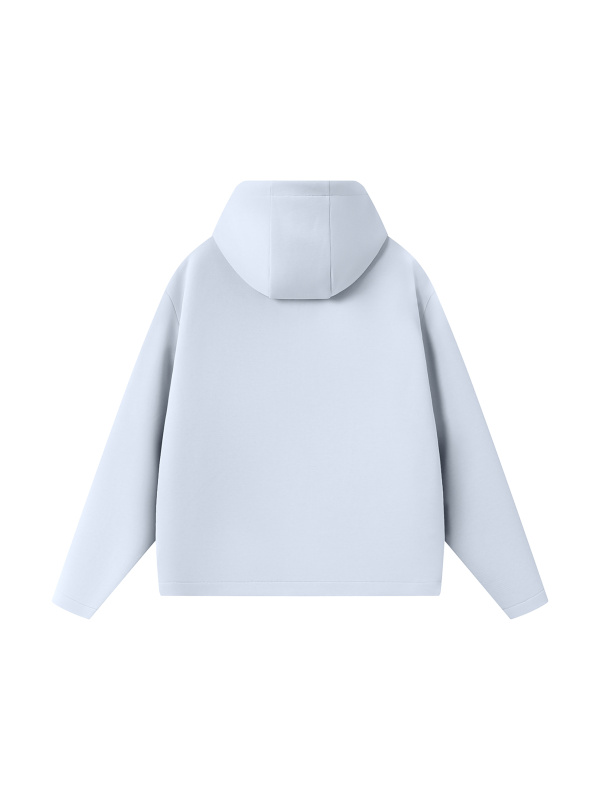 Unisex Paneled Full Zip Hoodie