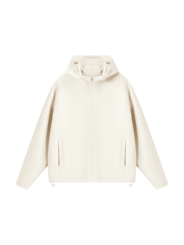 Unisex Paneled Full Zip Hoodie