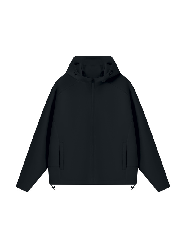 Unisex Paneled Full Zip Hoodie