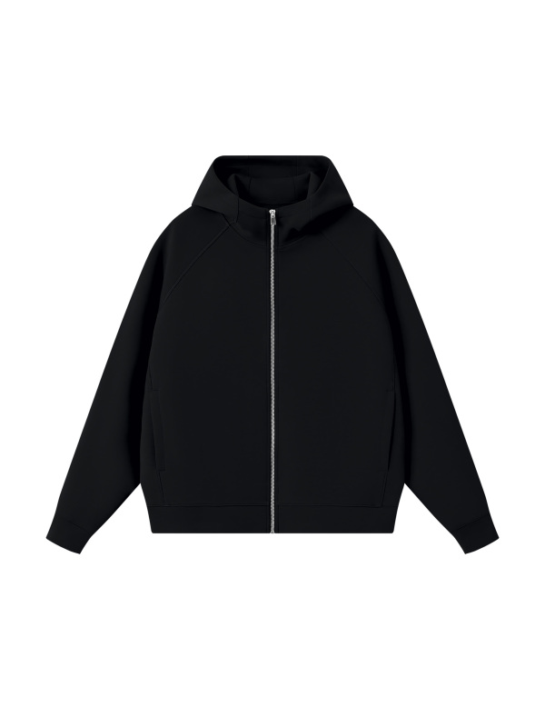 Unisex Raglan Full Zip Hoodie