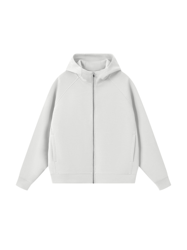Unisex Raglan Full Zip Hoodie