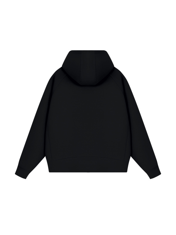 Unisex Raglan Full Zip Hoodie
