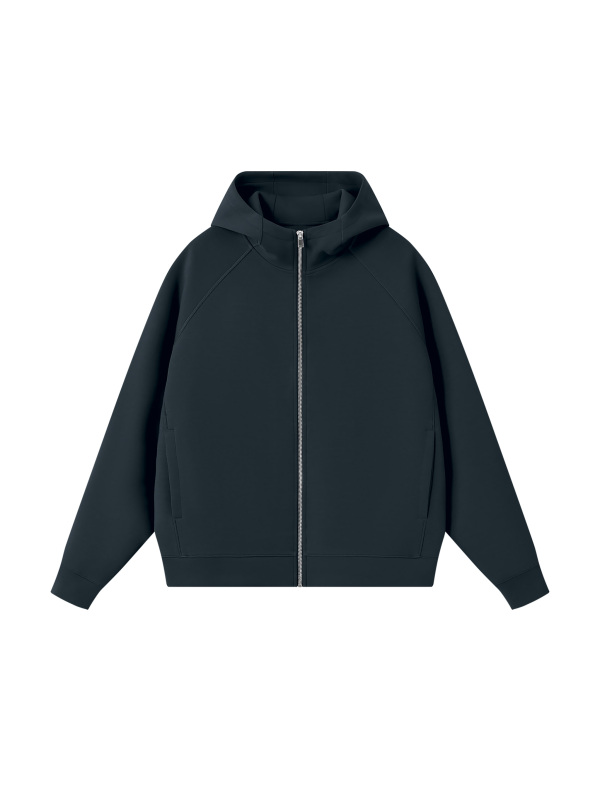 Unisex Raglan Full Zip Hoodie