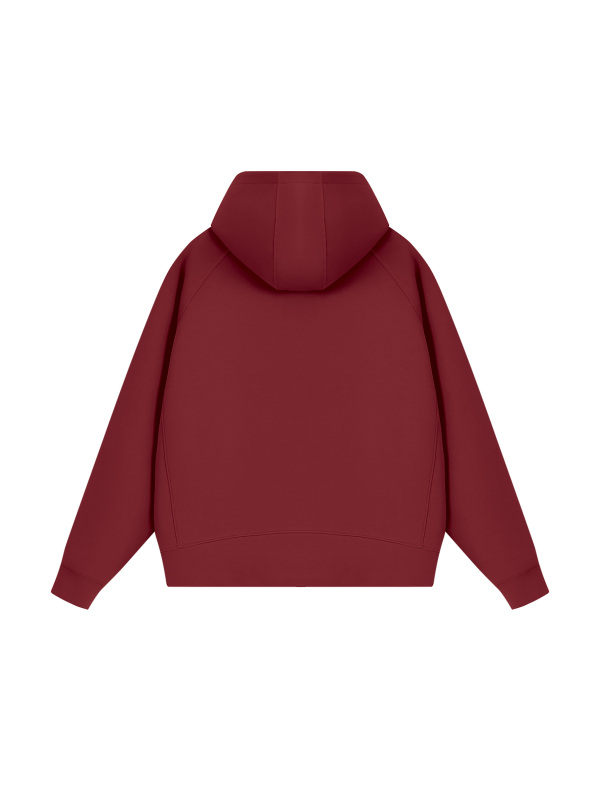 Unisex Raglan Full Zip Hoodie