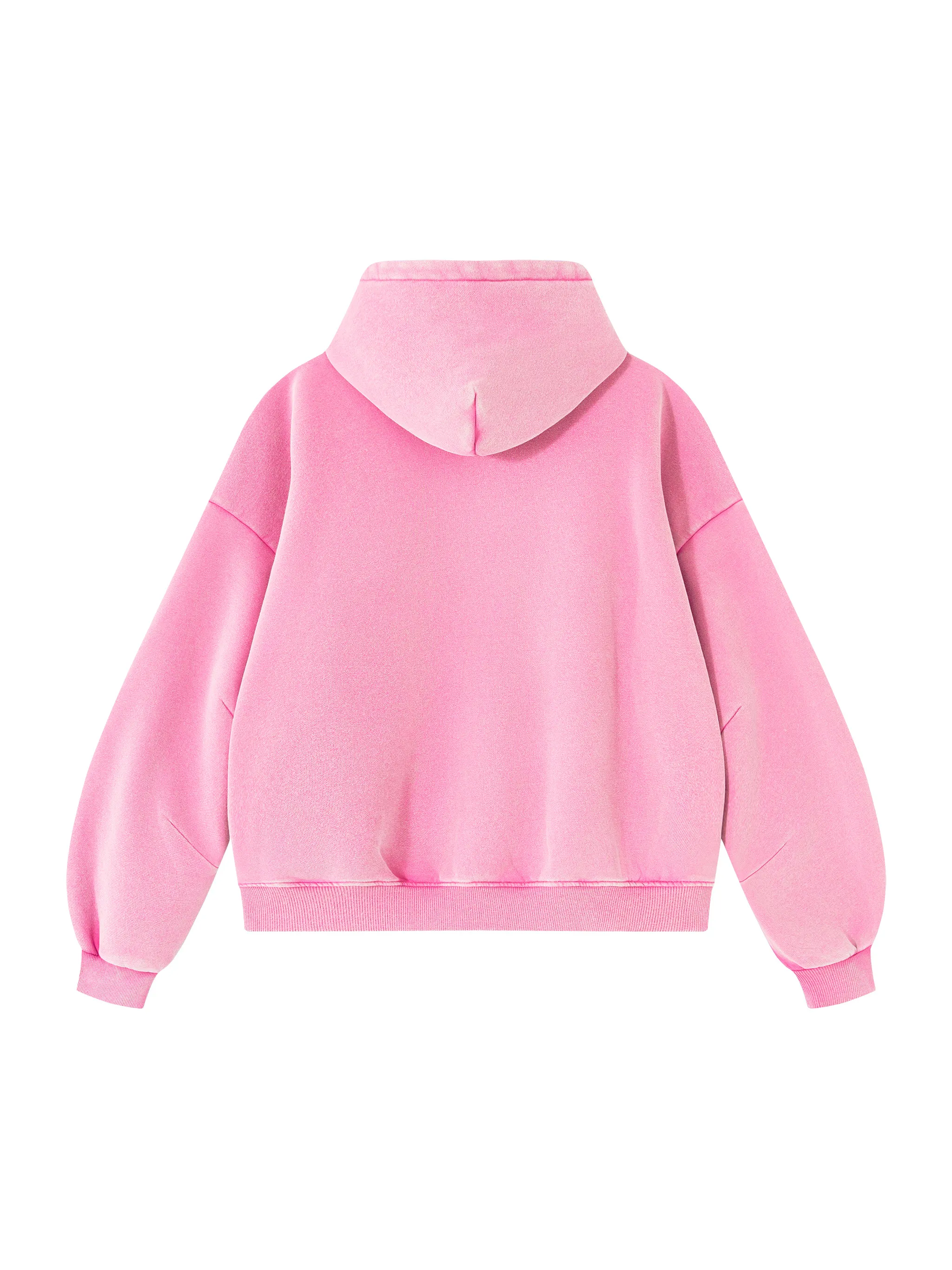 Unisex Vintage Wash Boxy Fleece Hoodie