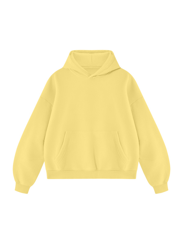 Unisex Vintage Wash Boxy Fleece Hoodie