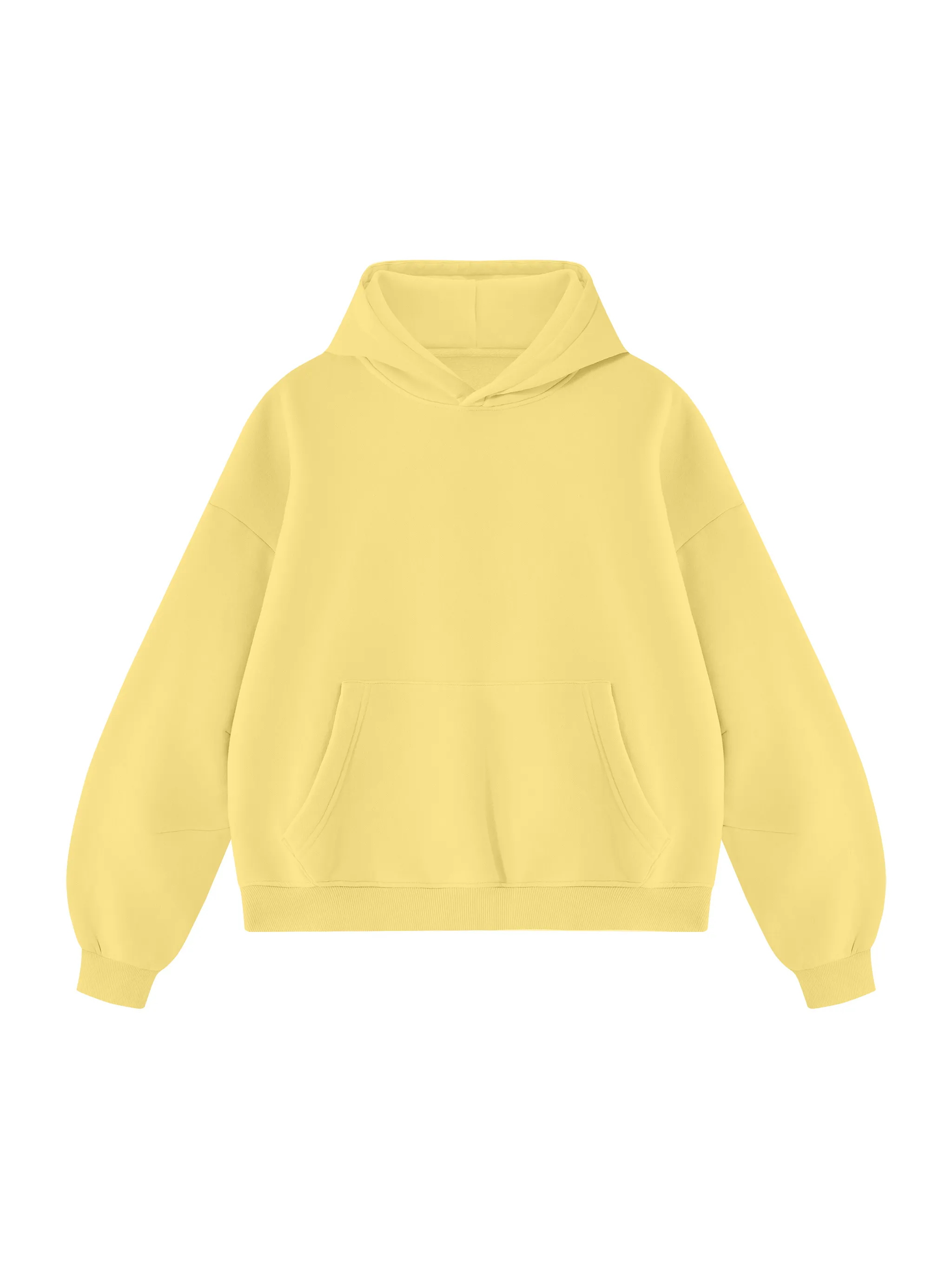 Unisex Vintage Wash Boxy Fleece Hoodie