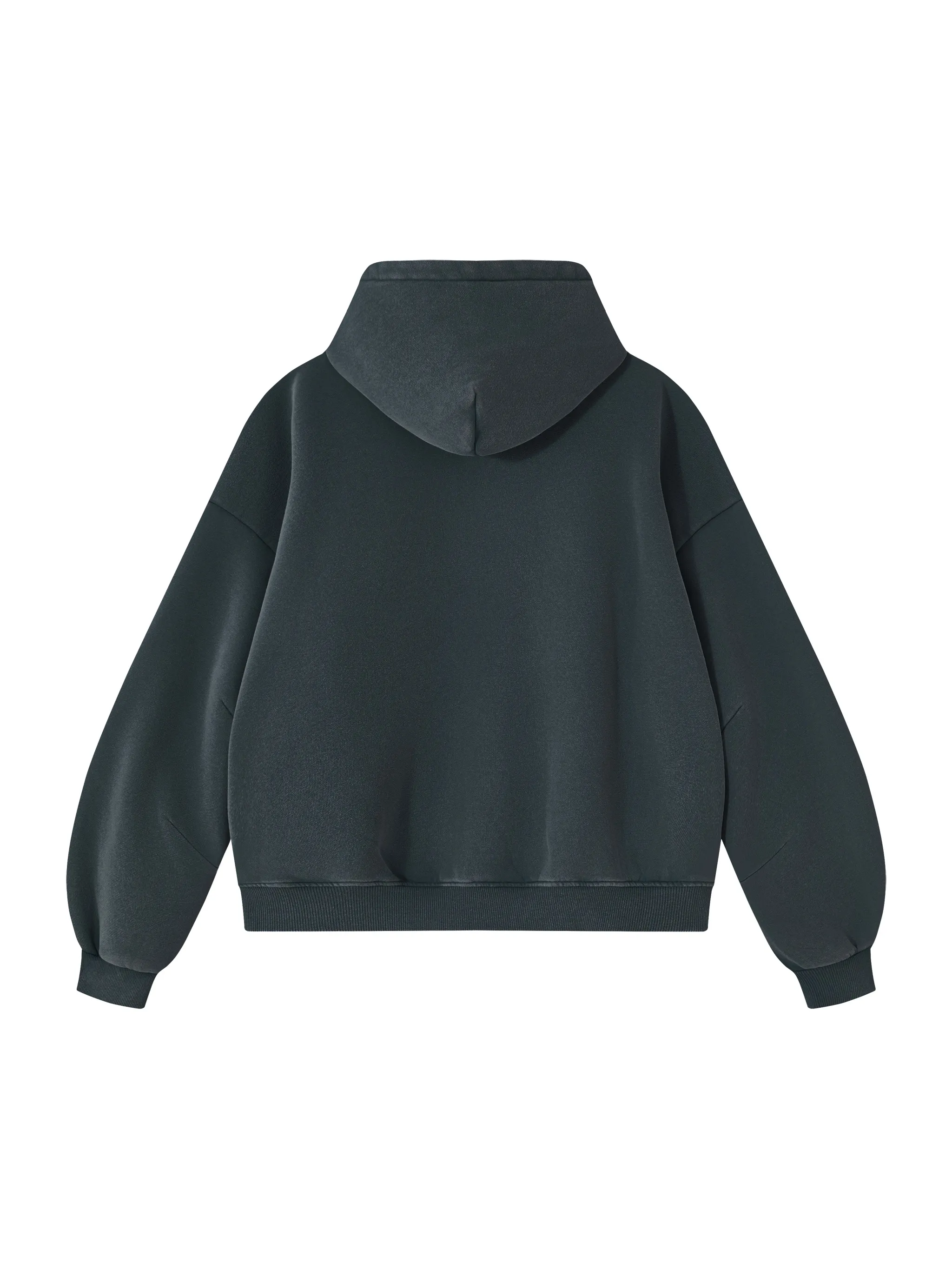Unisex Vintage Wash Boxy Fleece Hoodie