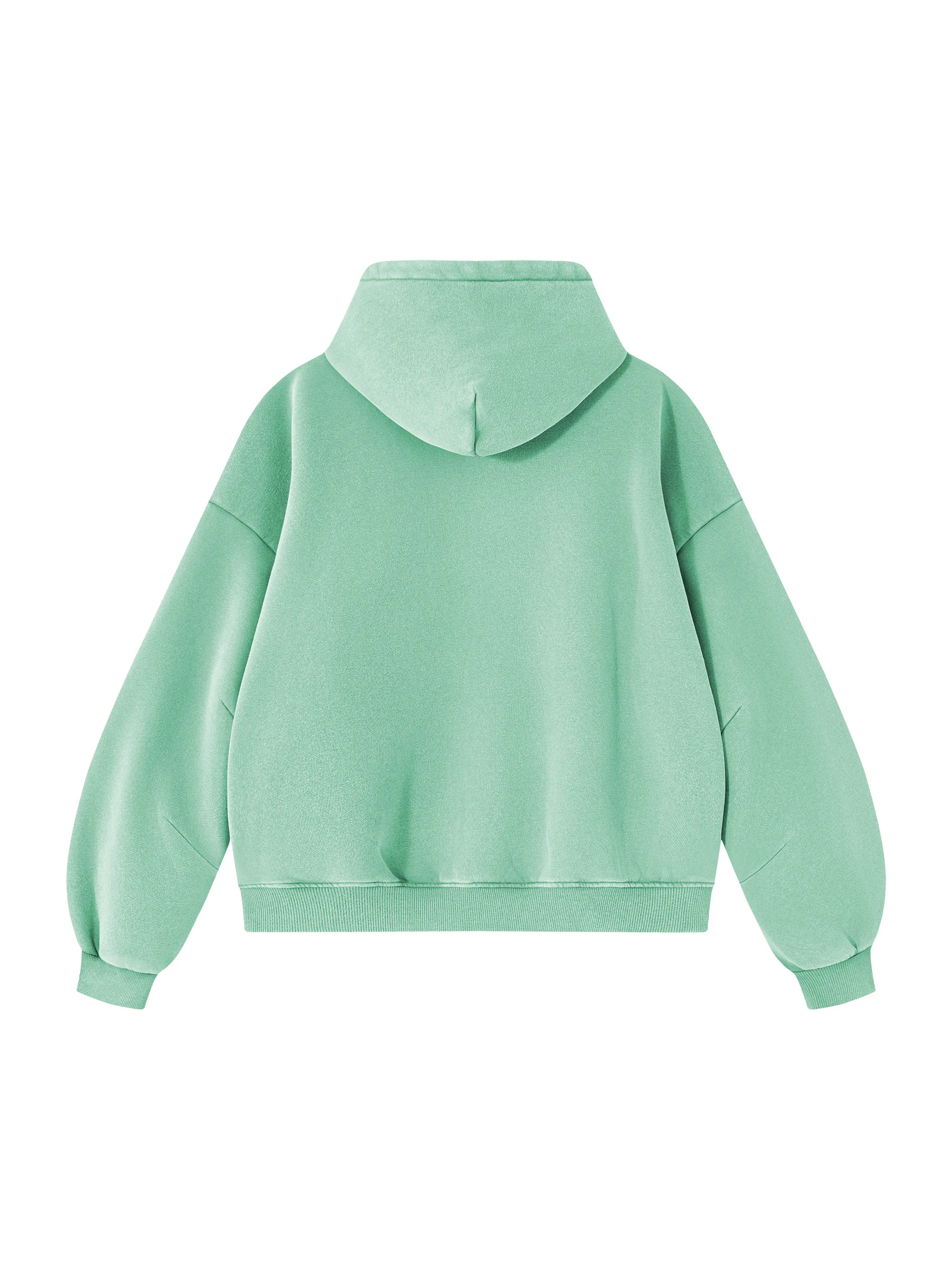 Unisex Vintage Wash Boxy Fleece Hoodie